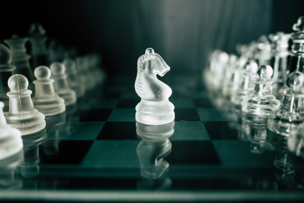 A chess knight showing the advantage of ARKAA